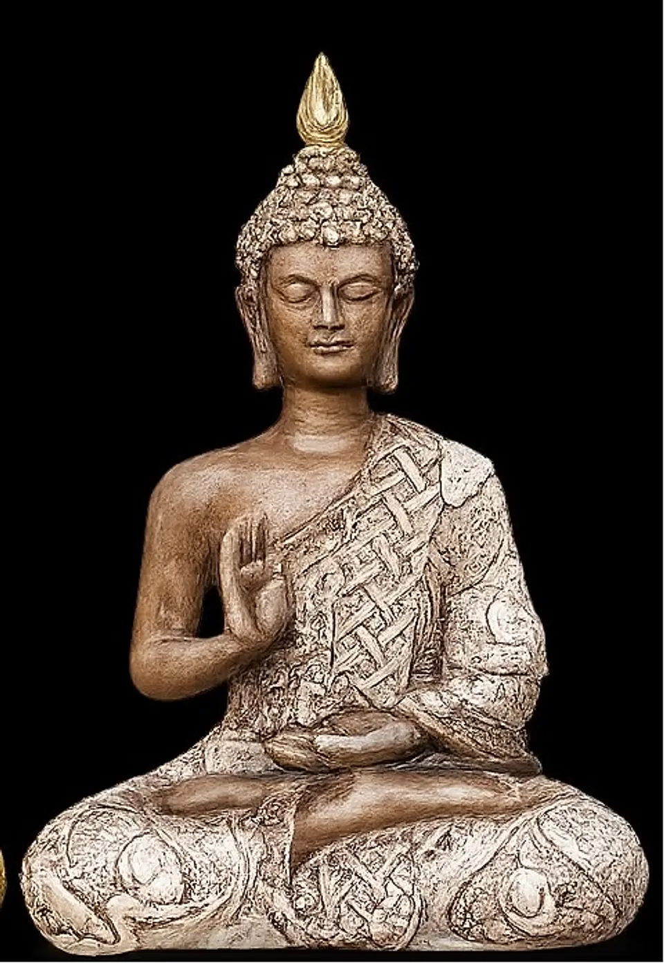 Estatua De Buda Para Decoración Zen -  Dorado 1
