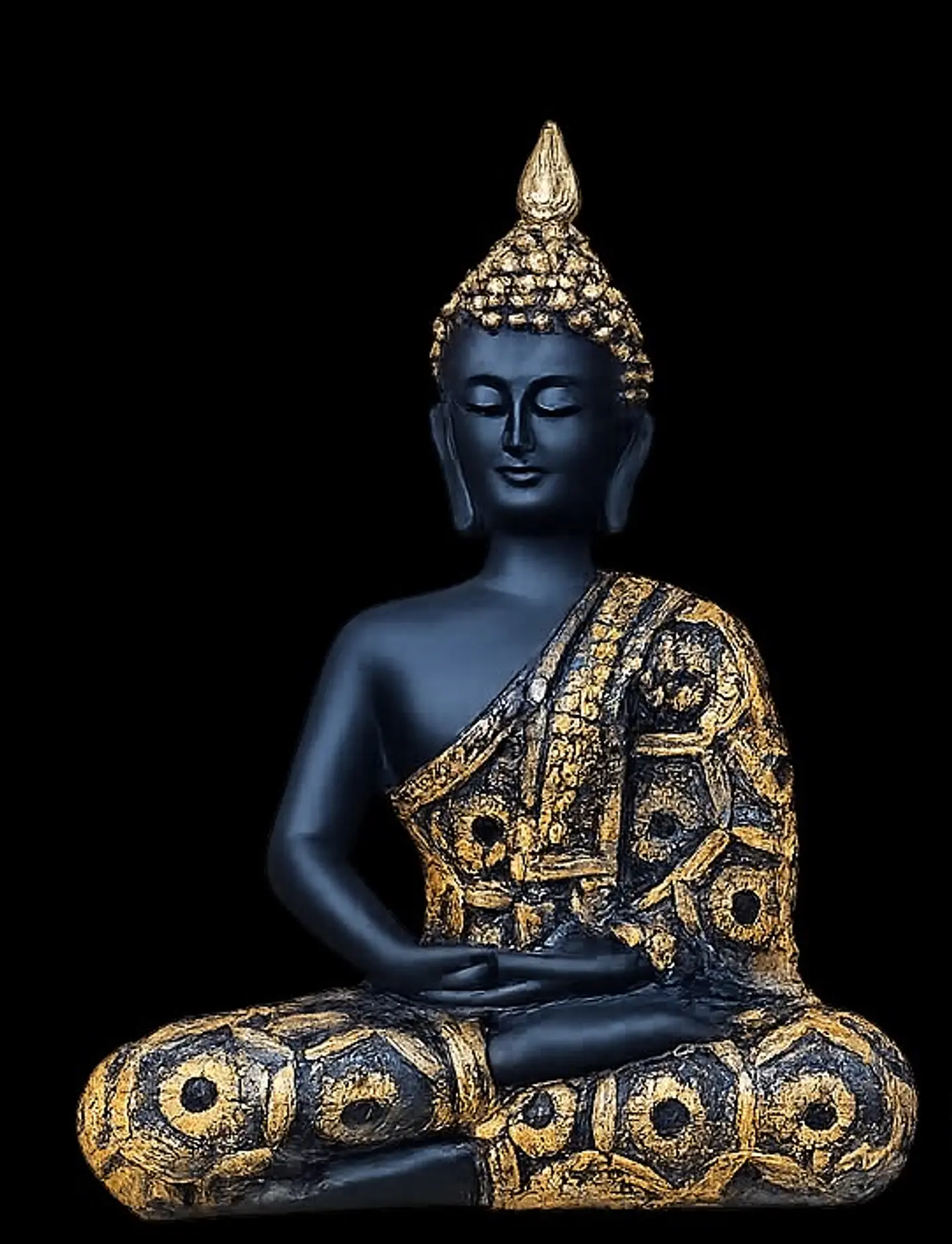 Estatua De Buda Para Decoración Zen -  Dorado 1