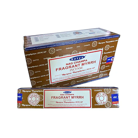 Incienso Fragrant Myrrh - Satya 