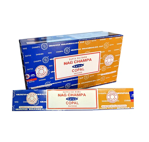 Incienso Nag Champa + Copal - Satya (Unidad) 