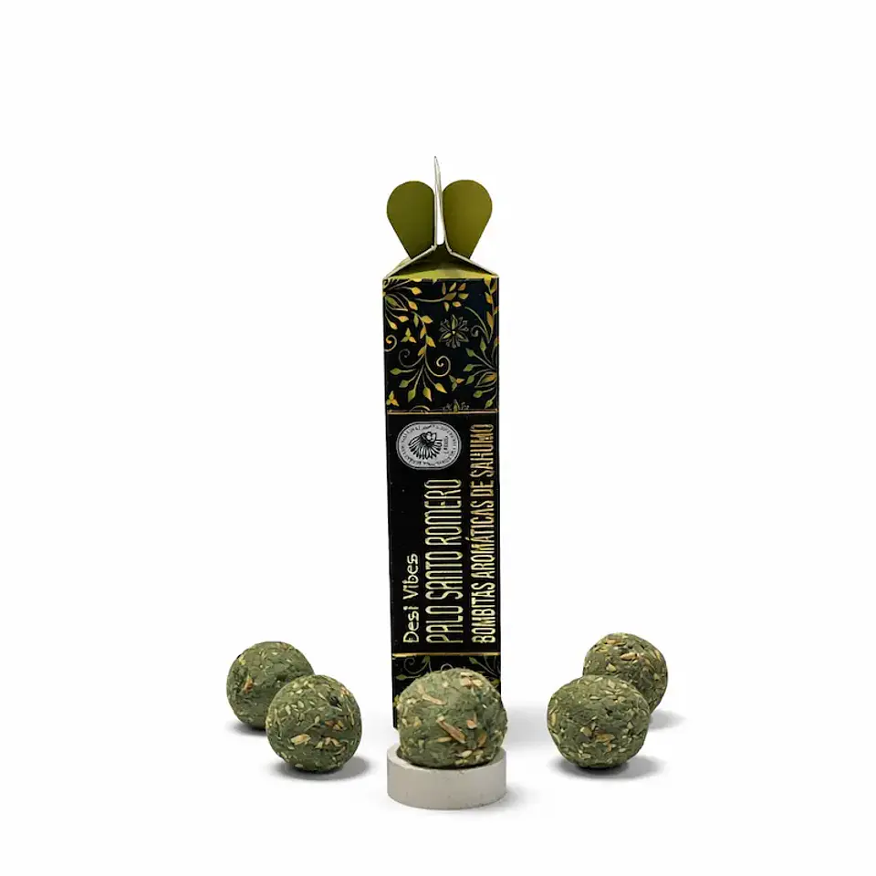 Bombitas de Defumación Palo Santo Romero marca Desi Vibes 1
