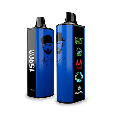Vape Fume Nicky Jam 15.000 Puff Blue Miami (Blueberry Mint)