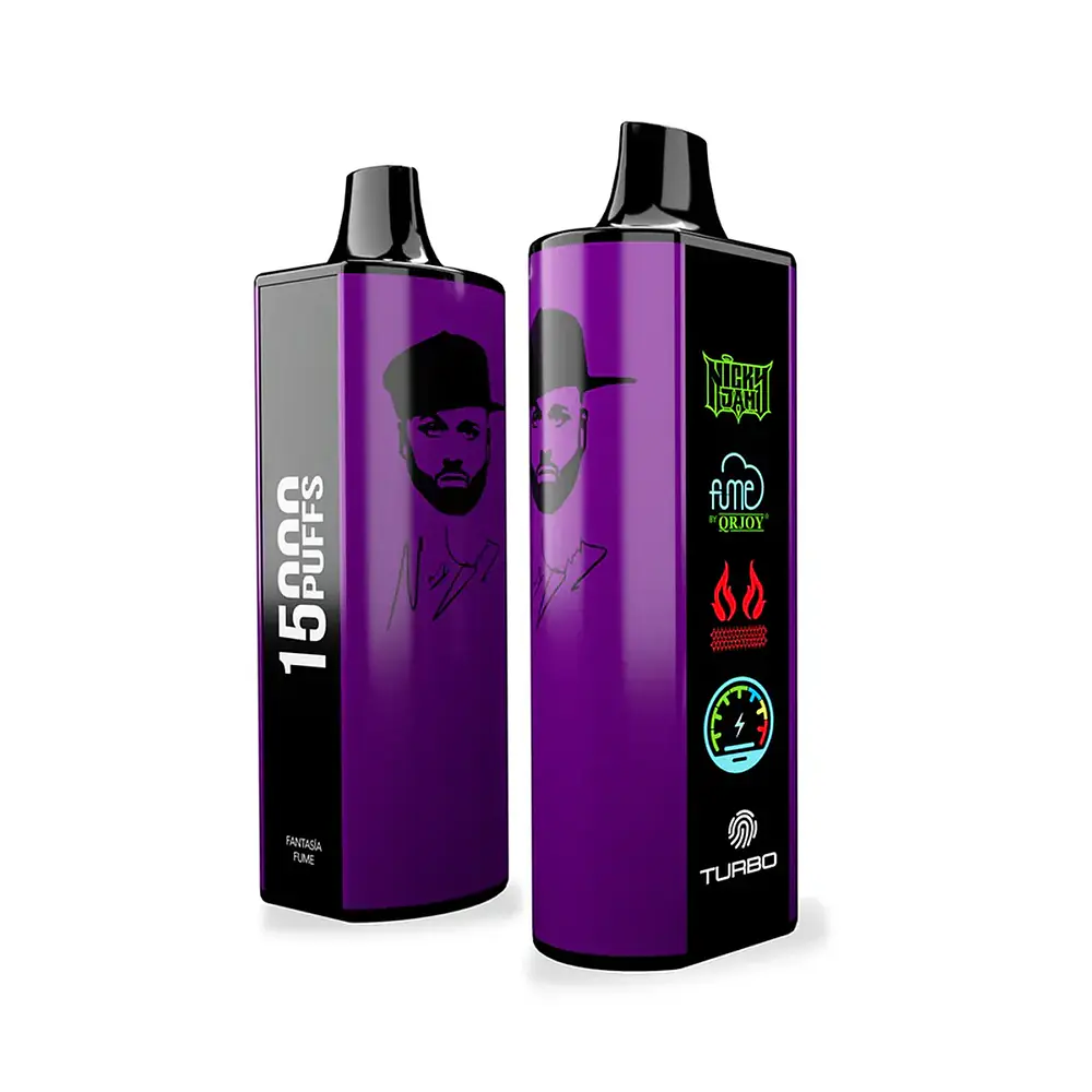 Vape Fume Niky Jam 15.000 Puff Fantasia Fume (Grape Kiwi)