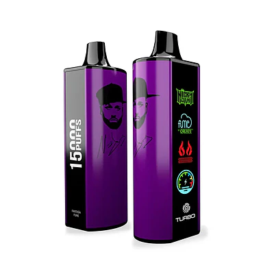 Vape Fume Niky Jam 15.000 Puff Fantasia Fume (Grape Kiwi)