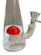 Bong Champiñón de Vidrio y Silicona 20 cm - Miniatura 3