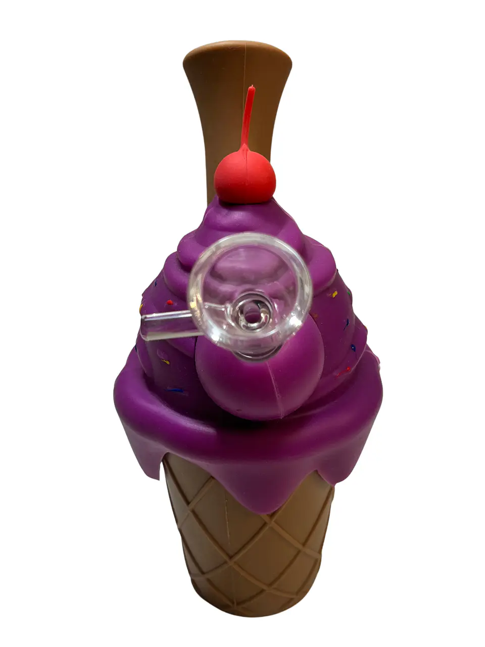 Bong Helado Rosado de Silicona 17 cm 2