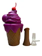 Bong Helado Rosado de Silicona 17 cm - Miniatura 3