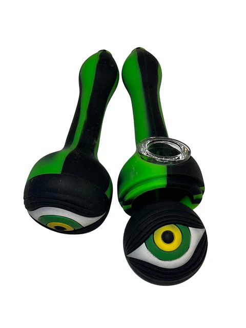 Pipa Ojo Verde de Silicona