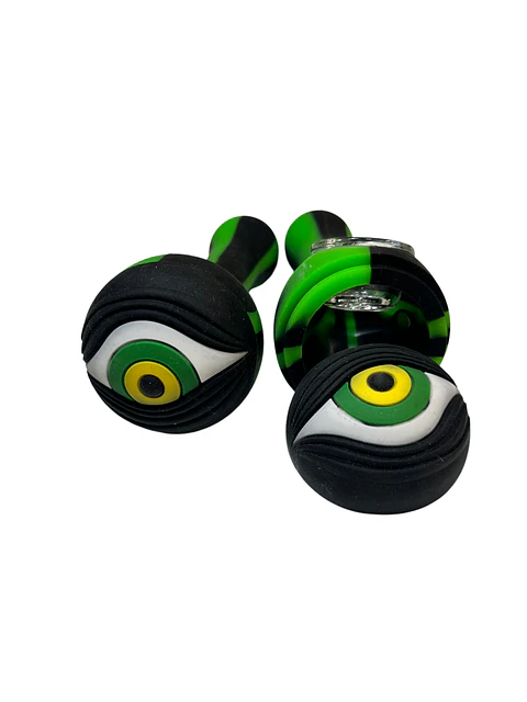 Pipa Ojo Verde de Silicona