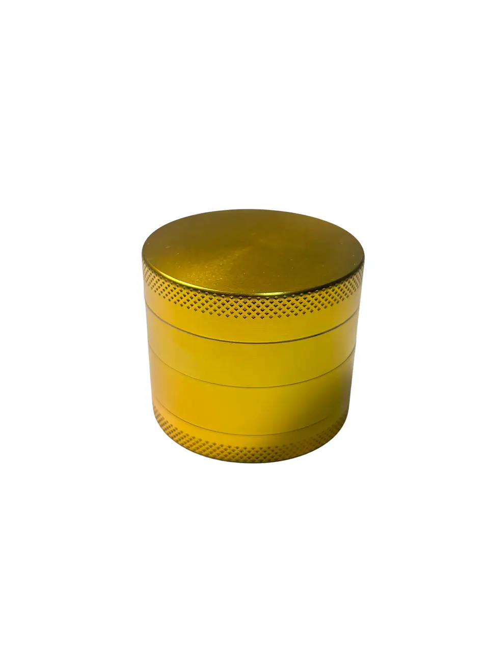 Moledor Metálico Liso Dorado 4 cm · 4 Partes 3