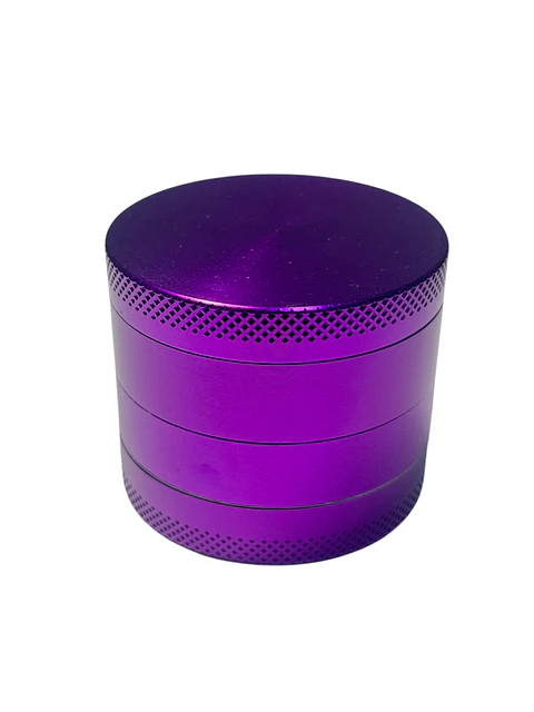 Moledor Metálico Liso Morado 4 cm - 4 Partes