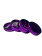 Moledor Metálico Liso Morado 4 cm - 4 Partes - Miniatura 3