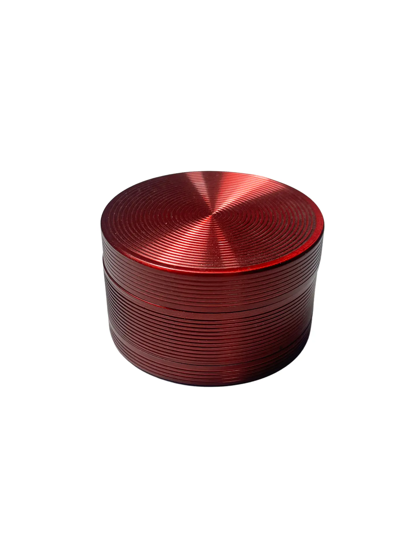 Moledor Metálico Relieve Rojo 4 cm - 3 Partes 3