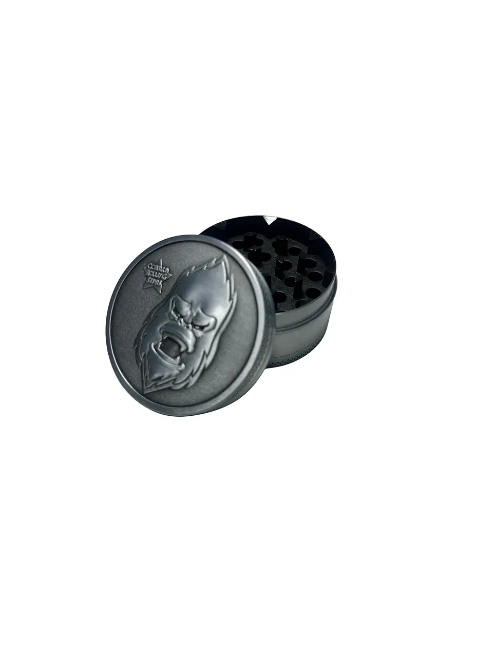 Moledor Gorilla Rolling Stars Plateado 4 cm - 4 Partes 3
