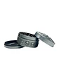 Moledor Metálico Tallado Plateado 4 cm - 3 Partes - Miniatura 2