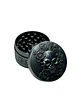 Moledor Metálico Tallado Plateado 4 cm - 3 Partes - Miniatura 1