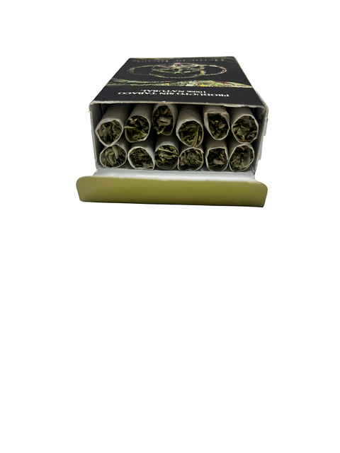 Cajetilla Cigarrillos Herbales Estimulante Hermetic Blends x12