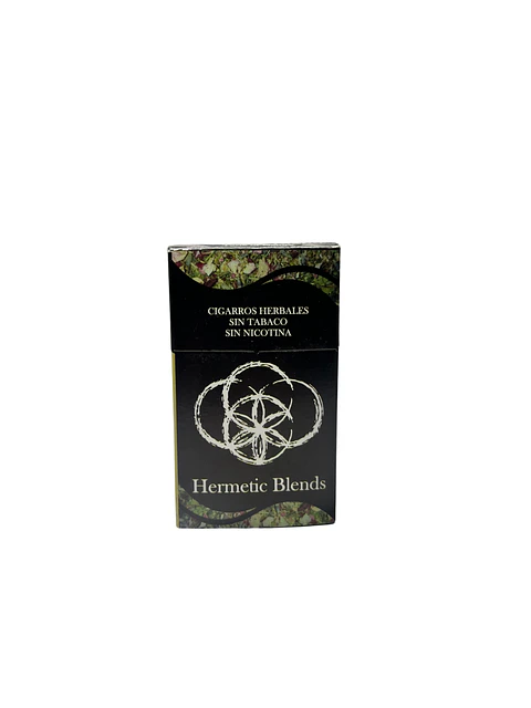 Cajetilla Cigarrillos Herbales Estimulante Hermetic Blends x12