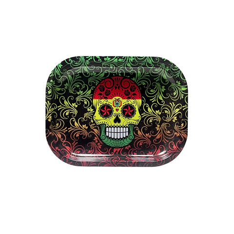 Bandeja Metálica Calavera Multicolor KATRINA