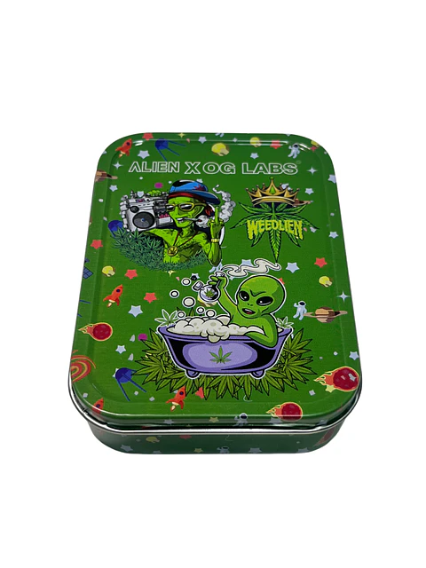 Caja Metálica Alien X OG Labs Alien Bath Verde