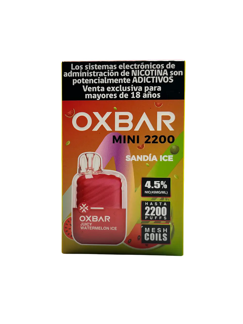 Vaper Desechable OXBAR Mini 2200 1