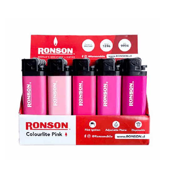ENCENDEDOR RONSON PINK