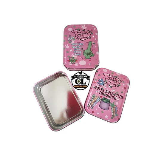 Cajita Metalica Pink Lata grande