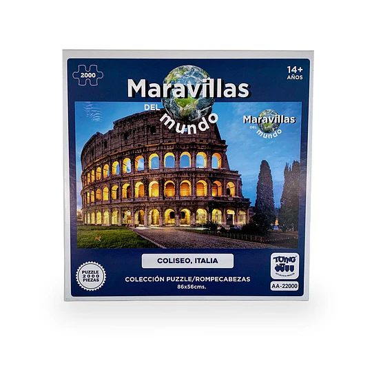 PUZZLE 2000 PIEZAS MARAVILLAS DEL MUNDO
