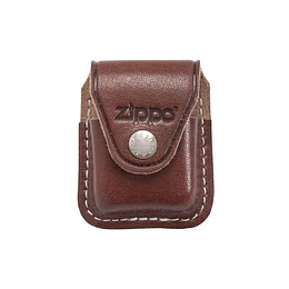 ESTUCHE DE CUERO CAFÉ ZIPPO