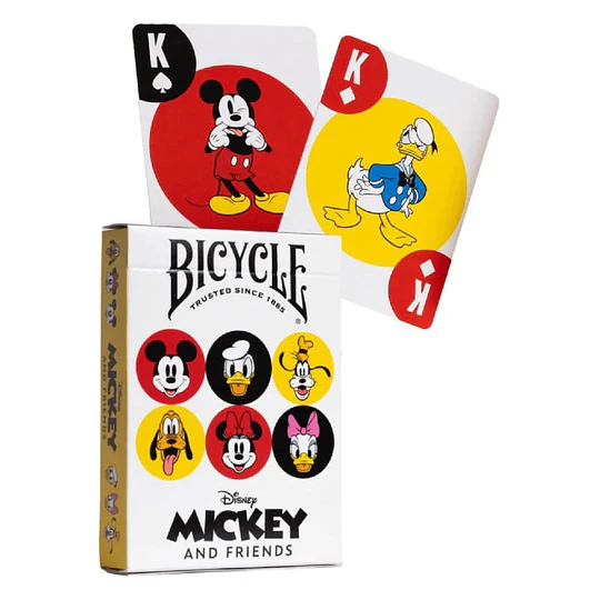 NAIPE INGLES BICYCLE MICKEY AND FRIENDS