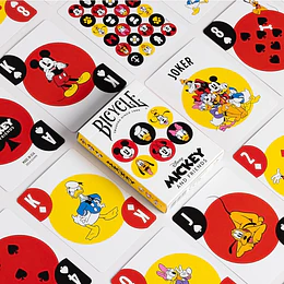 NAIPE INGLES BICYCLE MICKEY AND FRIENDS