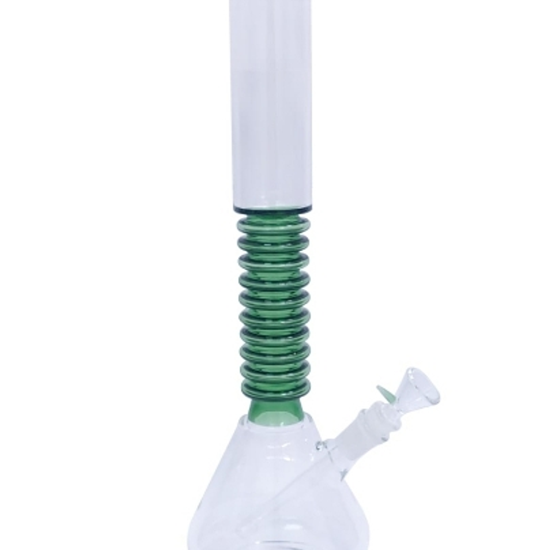 Bong Pyrex Acordeón 40cm Verde 1