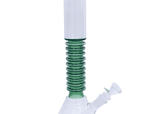 Bong Pyrex Acordeón 40cm Verde