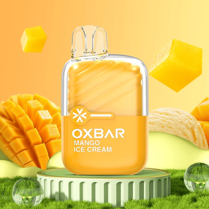 Vape Oxbar Mini 2200 5% Helado de Mango 1