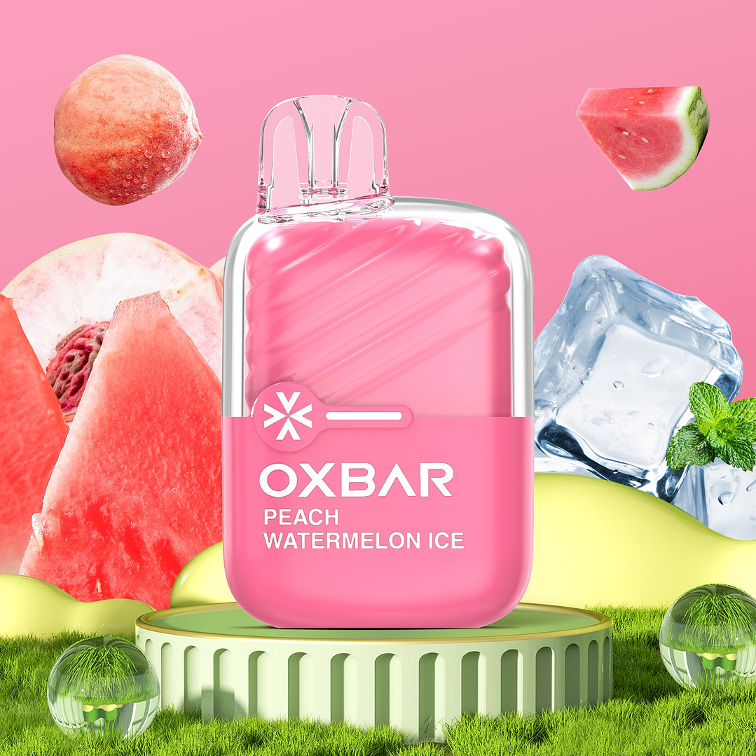 Vape Oxbar Mini 2200 5% Sandia Durazno Ice 1