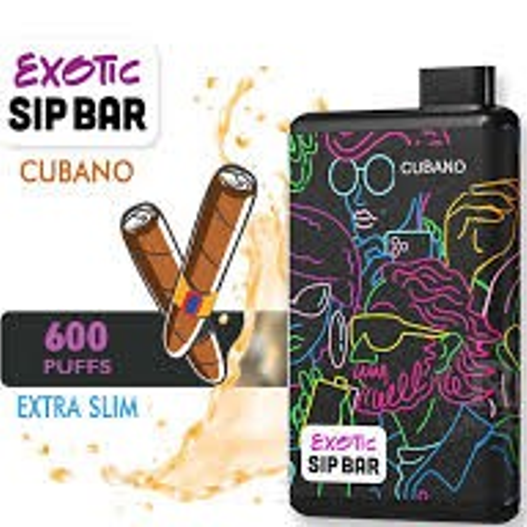 Vape Exotic 600 puff Cubano 1
