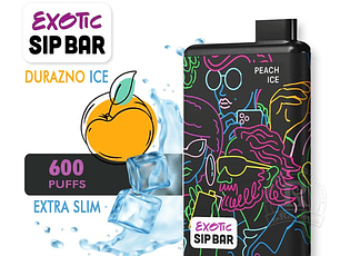 Vape Exotic 600 Puff Durazno Fresco