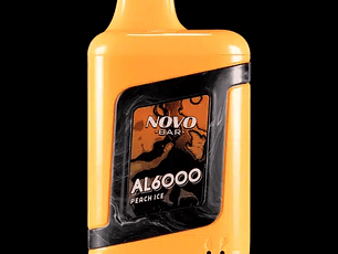 Vape Smoke Novobar 6000 puff 4.5 Peach Ice