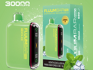 Vape Fluumbar 30000 Puff 0% Menta Ice