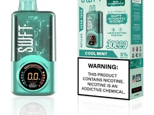 Vape SWFT Dual Mesh 30000 Puff Cool Mint.