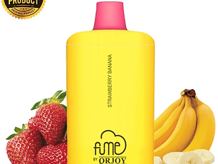 Vape Fume Recharge Plus 0% Nic 10.000 Puff Strawberry Banana
