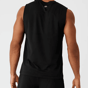 ALO YOGA MUSCLE TANK HOMBRE TALLA M NEGRO 