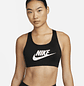 NIKE SWOOSH SPORTS BRA   NEGRO MUJER TALLA XS  - Miniatura 1