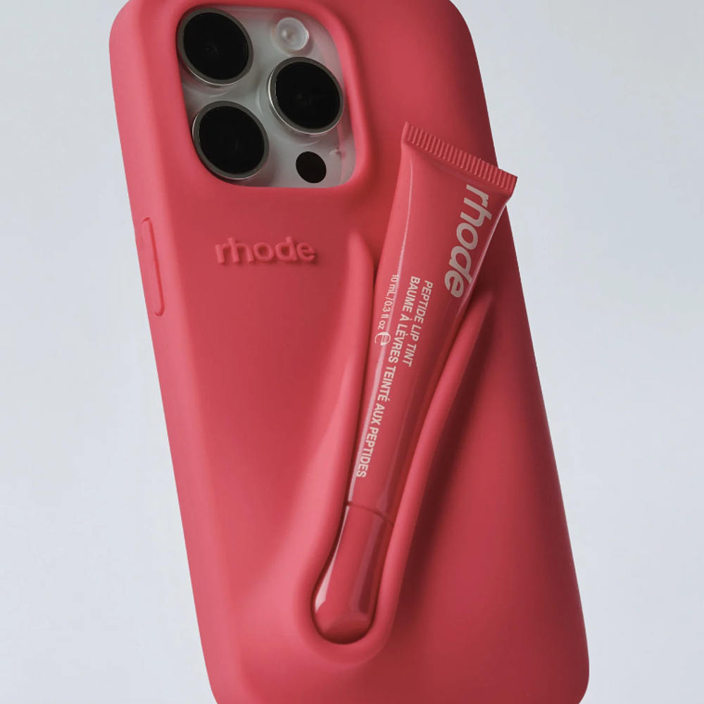 RHODE LIP CASE IPHONE 14 PRO COLOR GUAVA SPRITZ   