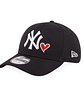 GORRA NEW ERA NEW YORK YANKEES CORAZON ROSA - Miniatura 1