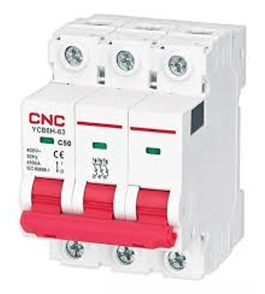 INTERRUPTOR TERMOMAGNETICO AC 3P C 63A 6KA CNC - CNC