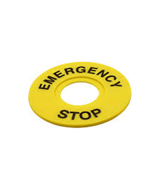 LEYENDA EMERGENCIA P/XB2 22MM - MOSE