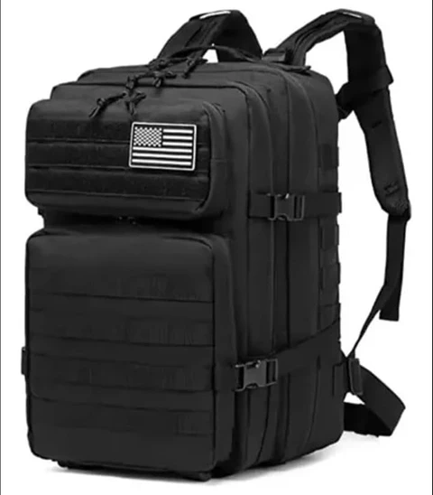 Mochila Táctica Militar 50L  Nylon Impermeable, Sistema MOLLE, Camping y Uso Extremo