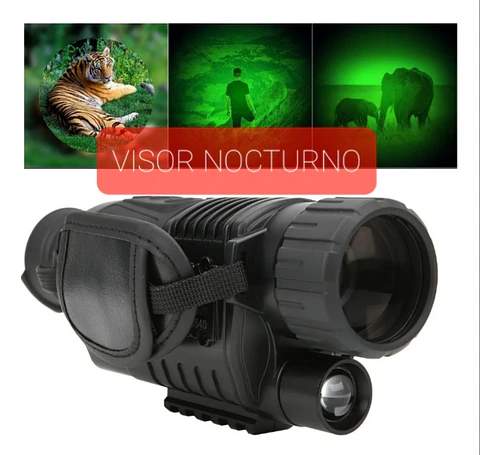 Monocular de Visión Nocturna Digital Infrarrojo 8X – Grabación Foto/Video, Lente FMC, Uso Outdoor y Seguridad