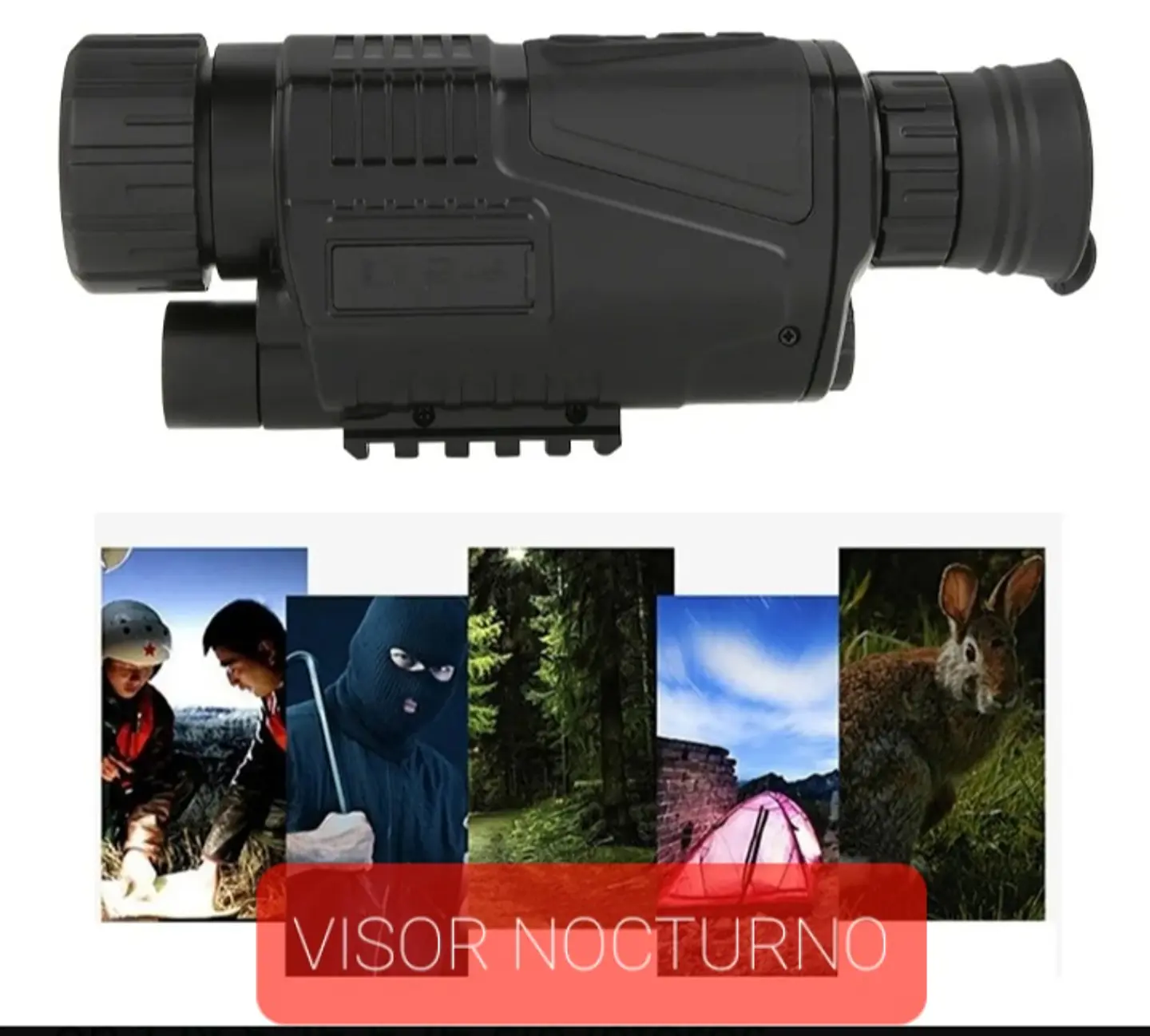 Monocular de Visión Nocturna Digital Infrarrojo 8X – Grabación Foto/Video, Lente FMC, Uso Outdoor y Seguridad 3